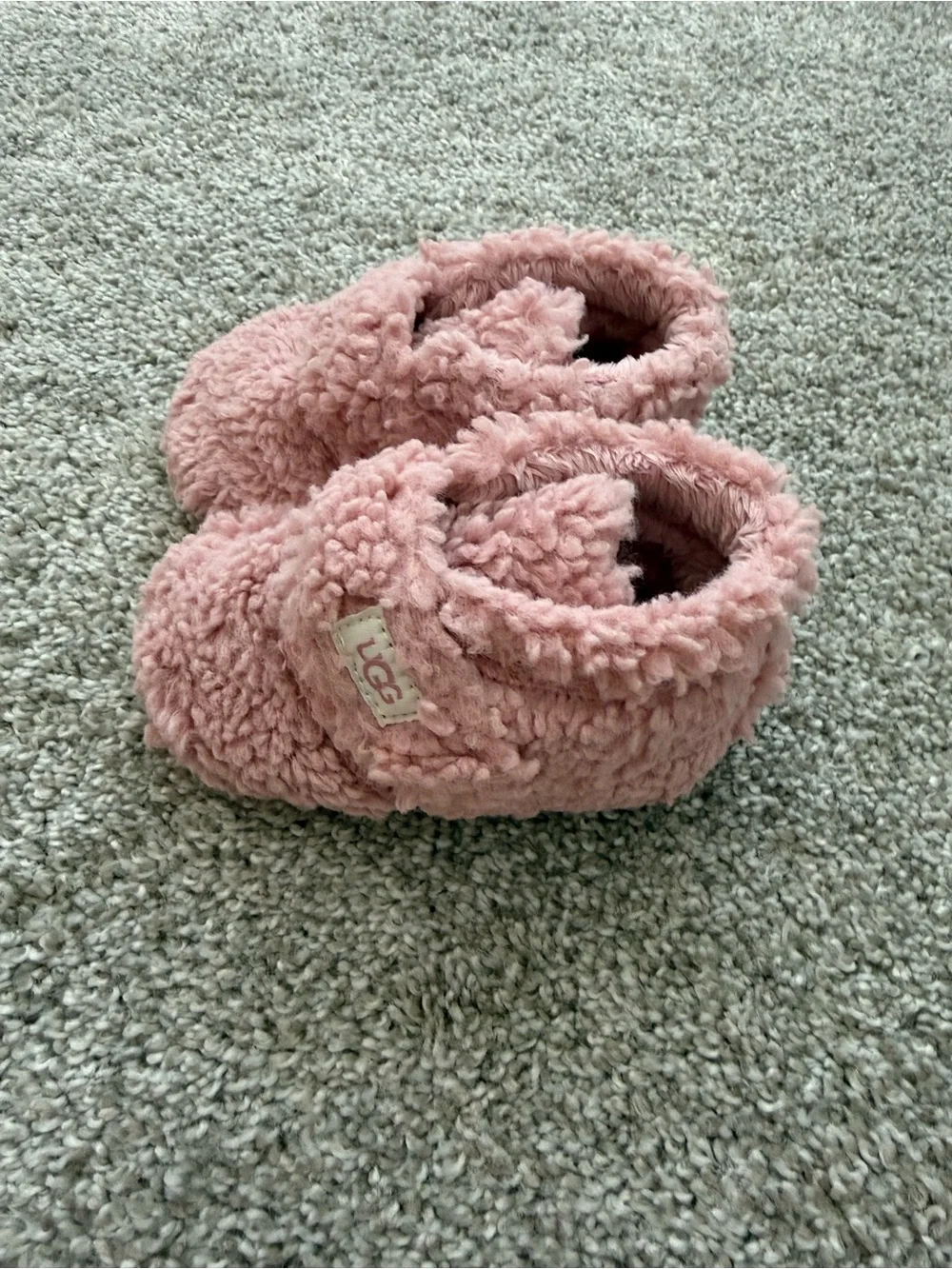 UGG Rose Pink Baby Girl Slippers